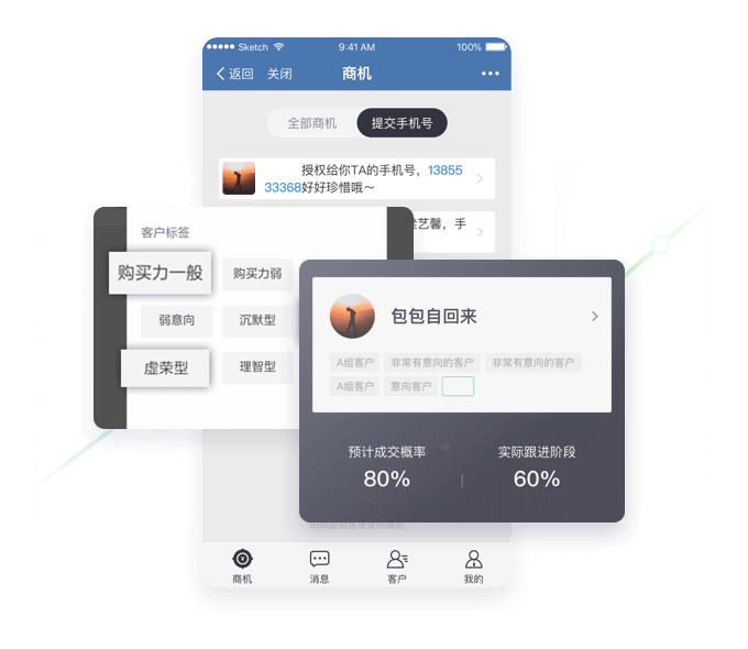 360度销售社交名片